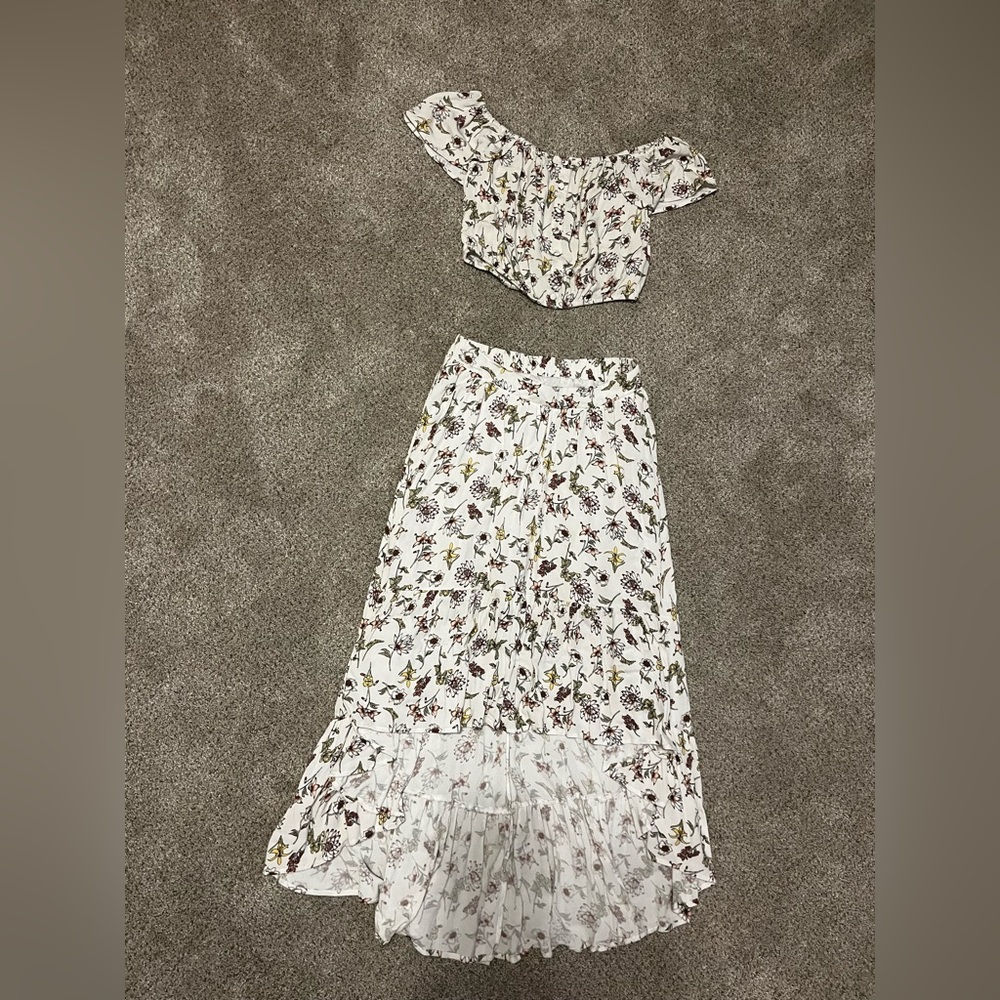 Two piece skirt and top